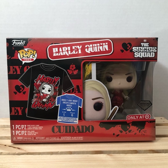 Funko Pop! & Tee The Suicide Squad Harley Quinn